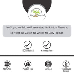 Herb Essential Aloevera Tablet, 500mg, Rejuvenate Skin & Hair, Made With 100% Pure Herb Extracts | 60 Tablets, 100gm 0.2lbs