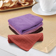 Sassoon Anatolia 4 Piece Cotton Face Towel 500 Gsm (Assorted )