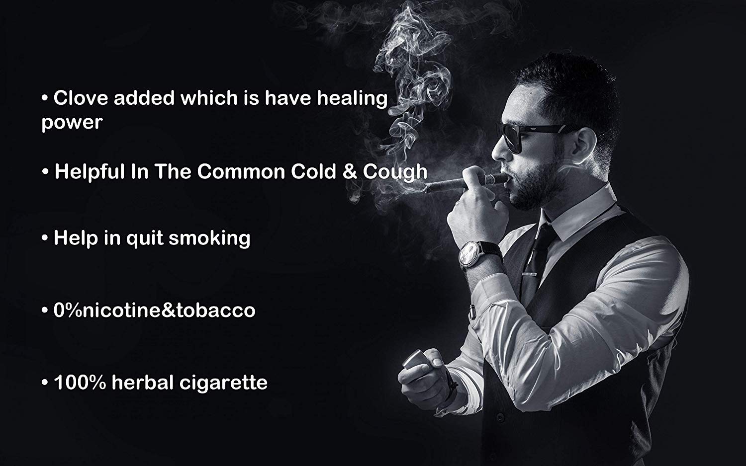 Royal Swag Herbal Cigarette, No Nicotine & No Tobacco (Pack Of 10, Clove) Royal Swag Herbal Cigarette, No Nicotine & No Tobacco (Pack Of 10, Clove)