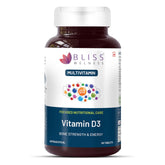 Bliss Welness Vitabliss Vitamin D3 For Healthy Immune System And Bone, Teeth & Heart Health | 60 Tablets , 100gm 0.2lbs