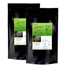 Tassyam Strong Assam Cardamom Tea - 2 X 500gm Refill, 17.6 Ounce Each | Elaichi Chai Improved With Leaf Tea - Kerala Elaichi + Gold Blend CTC Chai With No Artificial Flavors