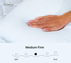 Slim Memory Foam Pillow, For Back, Side & Stomach Sleepers, White - 3 Inch Thick | Bed Pillow, Breathable, Lightweight, Removable & Washable Cover | Medium Firm Pillow - Pack Of 1