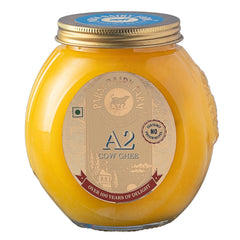 100% Natural A2 Desi Gir Cow Ghee By Parsi Dairy Farm | Rich In Vitamin A, D, E & K Healthy Desi Ghee Perfect For Cooking, Baking | (500ml) 16.9 Ounce | Jar Pack