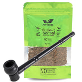 Ayurvedic & Organic Herbs Mix For Smoking, Tobacco & Nicotine Free 30g - With Wooden Smoking Pipe Smoking Accessories Kit