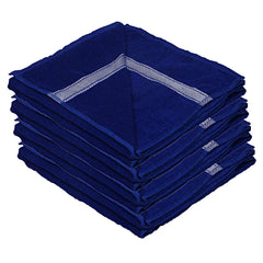 Kuber Industries Bath Towel 450 Gsm | Super Soft Fluffy Absorbent Microfiber Cotton Bath Towel - Pack Of 4 CTKTC024158 (Blue)