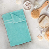Welspun 100% Cotton Quick Dry Bath Towel 450 Gsm | High Absorbency Super Soft, Fast Drying Bath Towels Large Size (Green)