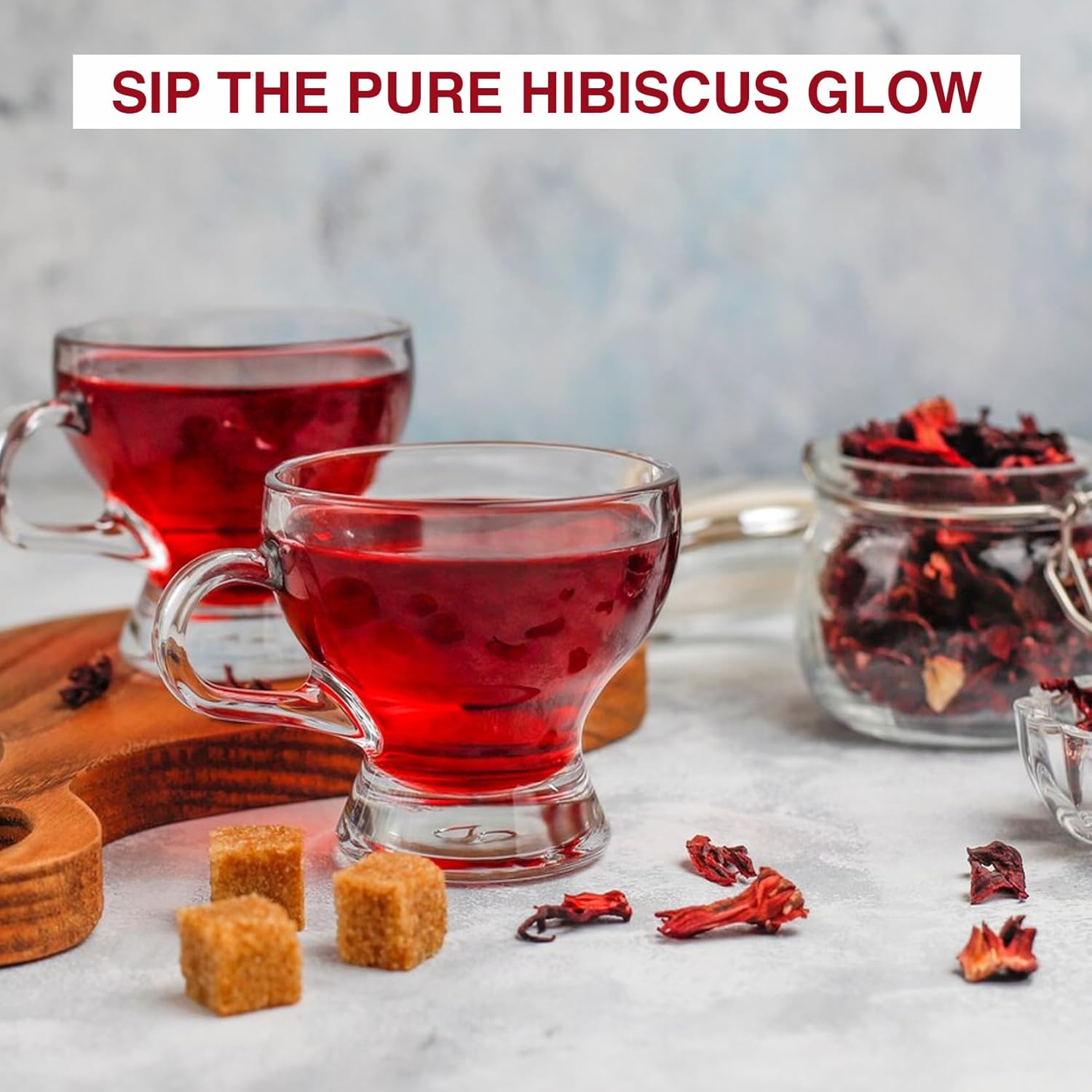 Chayam Pure Hibiscus Tea - 30gm Tin Caddy, 1.05 Ounce | Promotes Better Skin, Maintains Weight - Rich In Vitamin C & Antioxidants | Caffeine Free Chayam Pure Hibiscus Tea - 30gm Tin Caddy, 1.05 Ounce | Promotes Better Skin, Maintains Weight - Rich In Vitamin C & Antioxidants | Caffeine Free