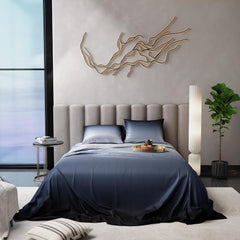 Super King Bedsheet With 2 Pillow Covers & Comforter - 108 X 108 Inches, Black & Grey | Hypoallergenic, Breathable, Gentle On Skin & Hair, Fade & Wrinkle Resistant, Wedding Gift For Couples