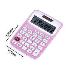 Bambalio 12 Digits BL-275 With 3 Years Warranty Electronic Calculator (Pink) | 12 Digits Big Display - 112 Steps Check & Correct