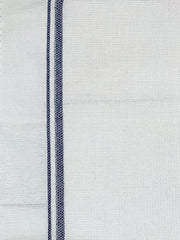 Athom Living Premium Cotton Light Weight Quick-Dry High Absorbent Cotton Bath Towel 250 Gsm, (Blue Stripes)