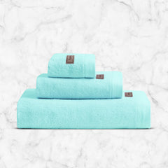 Spread Spain Bamboo Towel Bath, Hand & Face Towel 360 Gsm | High Absorbent Super Soft | Hotel Spa Decorative Bathroom Towels | Mint (Set Of 3)