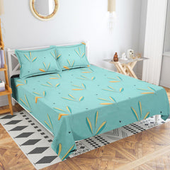 4 Double Bedsheets With 8 Pillow Covers - 90 X 90 Inches, Multicolor | 144 Thread Count Soft Brushed Microfiber - Long Lasting & Wrinkle Free