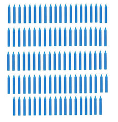 BLUE RITUAL CHIME STICK CANDLES SET OF 98 | FOR FESTIVE & ANY OTHER FUNTION