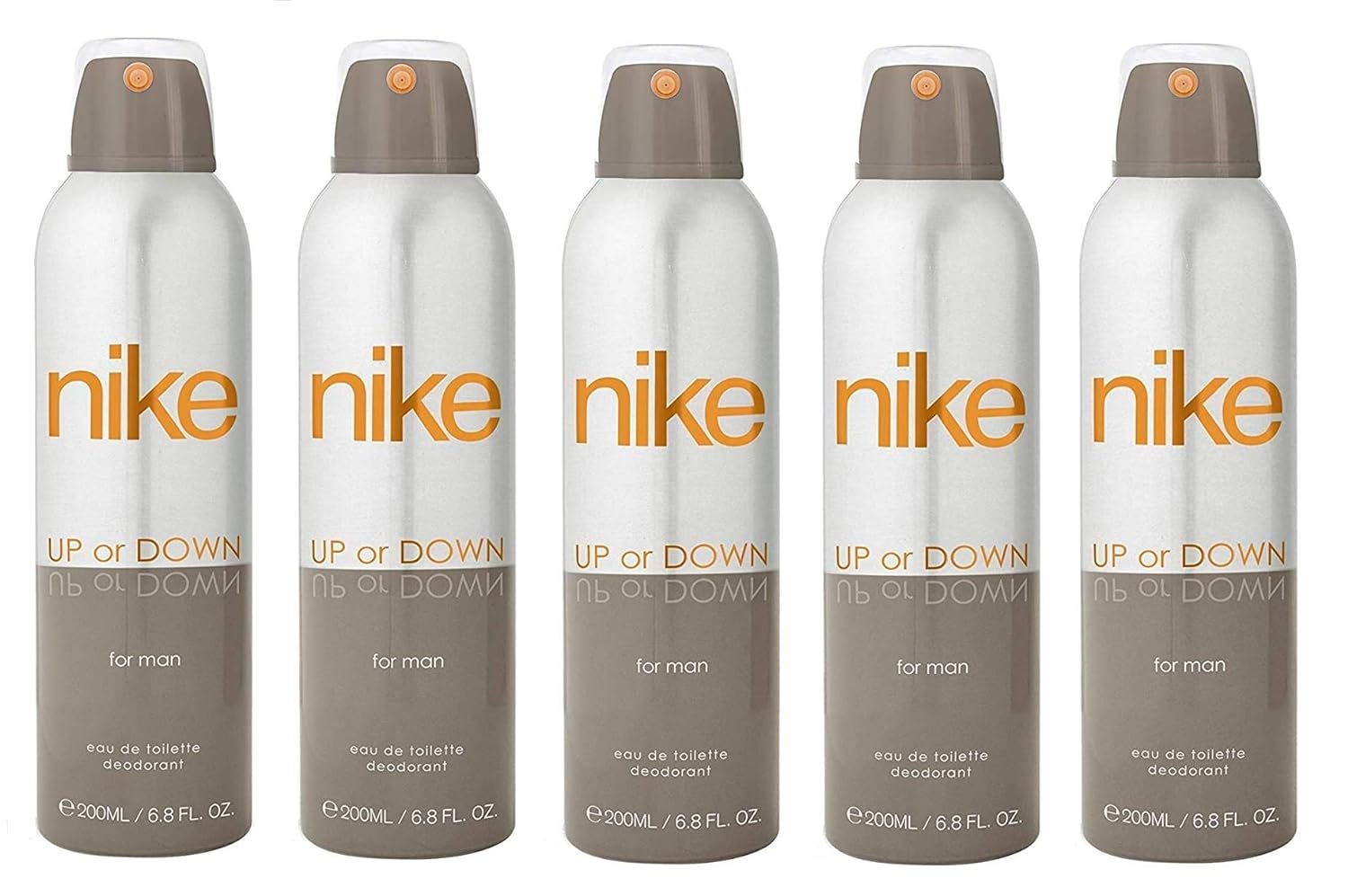 Nike Up Or Down Eau De Toilette Deodorant 1000ml 33.8 Fl.oz. Pack Of 5 | Perfect Aniverssary Gift Set For Husband Nike Up Or Down Eau De Toilette Deodorant 1000ml 33.8 Fl.oz. Pack Of 5 | Perfect Aniverssary Gift Set For Husband