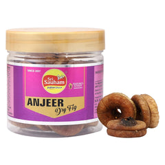 100% Natural Dried Afghani Anjeer By Sri Sauham 200gm,| Rich Source Of Fibre, Calcium & Iron Low In Calories & Fat Free | 7.0 Ounce