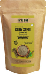 Iyush Herbal Ayurveda Giloy Powder, For Immunity Booster & Healthy Metabolism, 100% Forest Variety Herbs, 100 Organic, 100% Pure, Natural | 400gm 0.8lbs