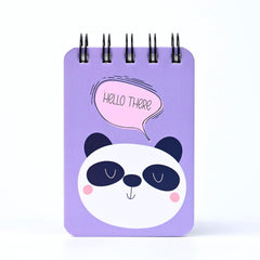 Spiral Pocket Notebook, Cute Mini Notepad, Handy Notebook For School (Hello There) Pack Of 1