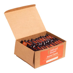 McLeod Russel 1869 Assam Classic Black Tea - 100gm, 3.5 Ounce, 50 Pyramid Tea Bags | Second Flush Black Tea - Loose Leaf Black Orthodox | Low Caffeine