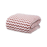 Black Gold The Finer Touch Microfiber Zigzag Bath Towel 350 Gsm | Soft & Quick Dry Towel Lightweight & Absorbent Use For Men & Women (Purple)