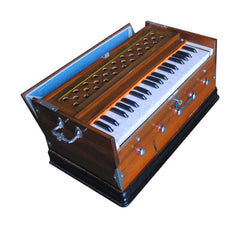 Musical Instrument Harmonium - 5 Stopper, 39 Keys, 3.25 Octaves, Single & Double Bellow, Two Reeds (Base- Male)