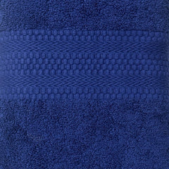Stamio Cotton Bath Towel 600 Gsm | Two Ply Combed, Extra Soft & Absorbent Large Full Size Towels For Bathing, Home, Sports, Salon, Hotel Use (Navy Blue)