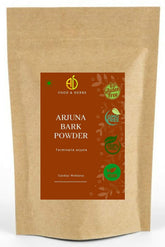 A D Food & Herbs Arjuna Terminalia Arjuna Bark, Arjun Ki Chaal Powder, Maintains Healthy Blood Pressure | 100gm 0.2lbs