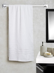 Ivaza Cotton Face Towel Super Soft Bath Towels | Soft & Absorbent Bath Towels (White)- Pack Of 1