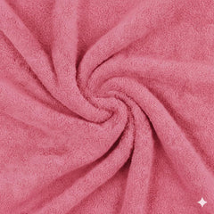 Ojalika Fashion Polycotton Large Size Bath Towel 450 Gsm | Quick Dry, Soft Absorbent Bath Towel (Pink)
