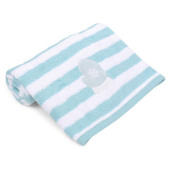 My Milestones 100% Cotton Hand Towel 400 Gsm | Ultra Soft Attractive Embroidery Appliques Cotton Soft, Absorbent Hand Towel Perfect For Face (Set Of 2)- Aqua/White