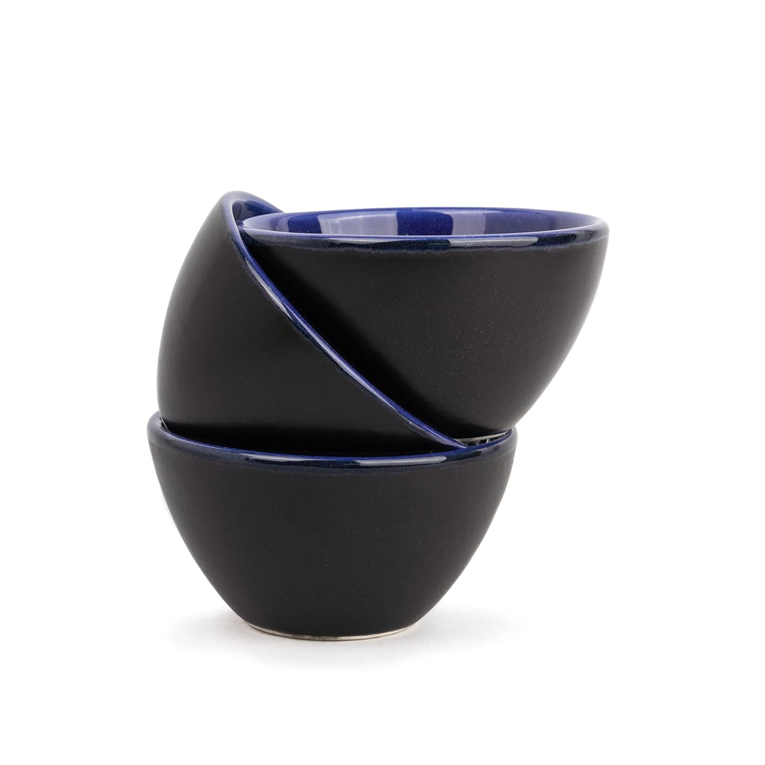 Ceramic Veg Bowls Set Of 6 For Dinner - 220ml Each, Blue Reactive | Katori Set - Ceramic Bowls Set | Dessert Bowl Set With Glossy Finish - Ice Cream Bowls Ceramic Veg Bowls Set Of 6 For Dinner - 220ml Each, Blue Reactive | Katori Set - Ceramic Bowls Set | Dessert Bowl Set With Glossy Finish - Ice Cream Bowls