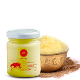 Premium Desi (Buffalo) Ghee By Pure Whites | Homemade Fresh Ghee Using Traditional Vedic Bilona Method | (200ml) 6.7 Ounce | Jar Pack