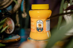 Pure Natural Desi Cow Ghee By NatiVibz | Rich In Flavor & Healthy Ayurveda Desi Cow Ghee Good For Laddus & Churma | (500ml) 16.9 Ounce | Jar Pack