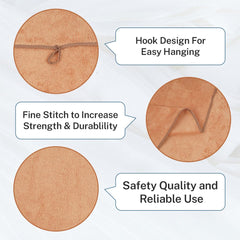 Fezora Microfiber Weft Knitting Bath Towels 400 Gsm | Large Size Bath Towel Soft & Absorbent For Men/Women (Beige)