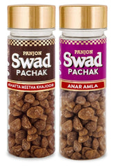 Panjon Swad Khatta Meetha Khajoor & Anar Amla Mukhwas 500gm, (250gm *2 Bottles)