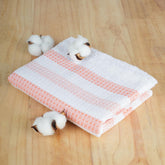 Thirsty Towel Cotton Bath Towel 250 Gsm | Super Soft & High Absorbency Towel, Quick Dry Waffle Towels For Men, Women & Kids (Orange)