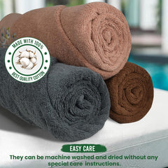 Rangoli 100% Cotton Martin Hand Towels 600 Gsm | Quick Dry, Ultra Soft, Highly Absorbent Printed Hand Towel - Multicolor (Set Of 3)