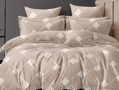 King Size Double Bedsheet With Two Pillow Covers - 108 X 108 Inches, Brown | Smooth To Touch, Breathable & Long Lasting - Ideal For Everyday Comfort