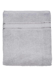 Ramraj Cotton Soft & Absorbent Terry Bath Towel 450 Gsm (Silver Grey)