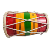 Handmade Miniature Musical Instruments Wooden Multicolor Kids Dholak - Decorative Showpiece Gift | Made From Mango Wood