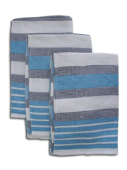 Athom Trendz Living Cotton Bath Towel 600 Gsm | Lightweight, Soft & Absorbent, Quick-Drying, Skin-Friendly, Luxury Quality, Durable Towel - Pack Of 3 (Multicolor)