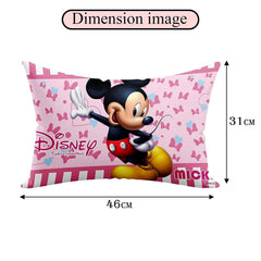 Kid's Disney Mickey & Minnie Pillow For Sleeping, Pink - 12x18 Inches | Cozy & Fluffy Super Soft Pillow | Suitable For All Sleepers, Multipurpose & Comfortable, Breathable - 3 Pcs
