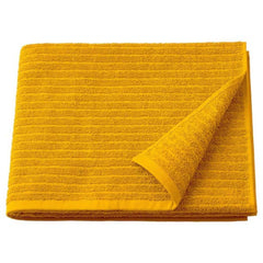 Ikea Vagsjon 100% Cotton Bath Towel 650 Gsm (Golden-Yellow)
