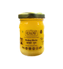 Premium Brahmi Ghrita Cow Ghee By Goseva | High In Protein Fiber Healthy Desi Cow's Ghee Good For Daily Use | (100ml) 3.3 Ounce | Jar Pack