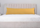 Soft Microfiber Hug Pillow For Sleeping, Full Body Pillow, Yellow Color - 18 X 54 Inch | Long Pillow For Bed, Pregnancy Pillow For Sleeping, Large Pillow, Neck Support, Multipurpose Use