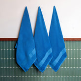 Himeya Bamboo Bath Towel 1500 Gsm | Ultra Absorbent 3x Softer Than Cotton Towels (Ocean Blue) - Pack Of 3