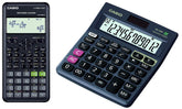Casio FX-82ES Plus 2nd Edition - Scientific Calculator, 252 Functions & Casio Desktop Calculator With Tax Keys