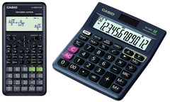 Casio FX-82ES Plus 2nd Edition - Scientific Calculator, 252 Functions & Casio Desktop Calculator With Tax Keys