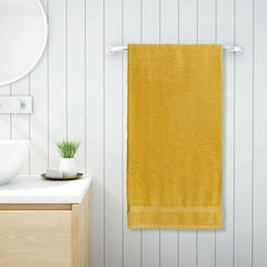 Prexa 100% Cotton Bath Towel 450 Gsm | Soft Bath Towel For Men & Women Ultra Absorbent Cotton Towel (Yellow)