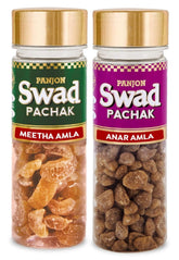 Panjon Swad Meetha Amla & Anar Amla Pachak Mouth Fresheners 235gm, (115gm *2 Bottles)