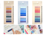 Sticky Tabs Transparent Sticky Notes, Book Reading Notes, Page Marker Sticky Notes - 3 Pcs